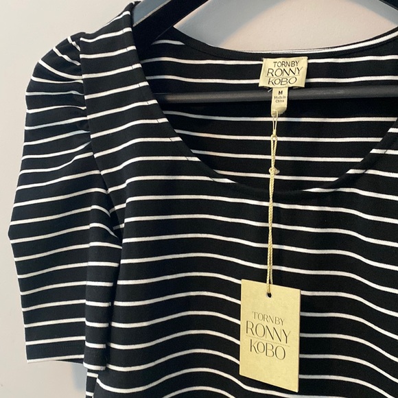 Torn by Ronny Kobo Striped Top - Picture 2 of 3